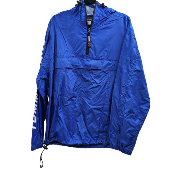 Tommy Hilfiger Windbreaker Jacket Large Vintage 90s Logo - Picture 1 of 12